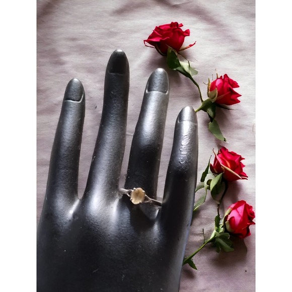 Beautiful sterling silver and citrine size 7.5 ring - Picture 1 of 1